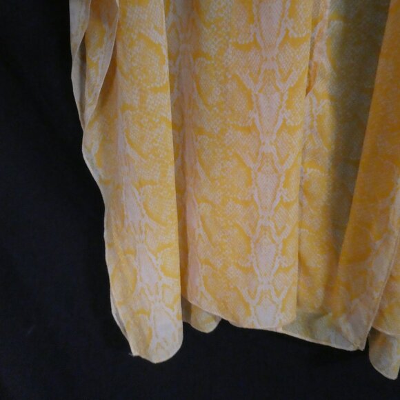 GEORGE | l - xl / large - extra large | Sheer Orange Open Front Cardigan | NWOT - Picture 8 of 15